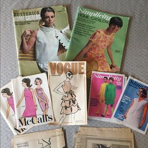Vintage 1960s Fashion Catalog Lot